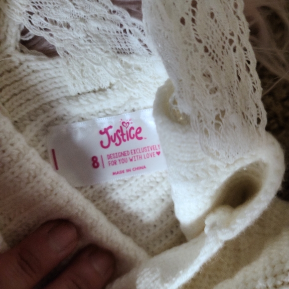 Brand new sz 8 Justice sweaters - Picture 5 of 5